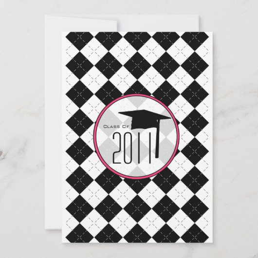 Uitnodiging tot afstuderen - Klasse 2011 Argyle (Achterkant)