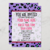 Uitnodiging tot afstuderen - Klasse Paars 2011 (Voorkant / Achterkant)