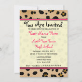 Uitnodiging tot afstuderen - Klasse van de luipaar (Voorkant)