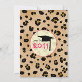 Uitnodiging tot afstuderen - Klasse van de luipaar (Achterkant)