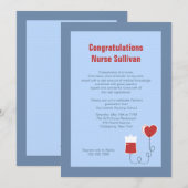 Uitnodiging tot Afstuderen medisch centrum (Voorkant / Achterkant)