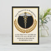 Uitnodiging tot Afstuderen Medische School (Staand voorkant)