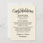 Uitnodiging tot Afstuderen Medische School (Achterkant)