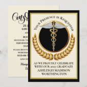 Uitnodiging tot Afstuderen Medische School (Voorkant / Achterkant)