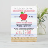 Uitnodiging tot Afstuderen notitieboek paper leraa (Staand voorkant)