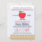 Uitnodiging tot Afstuderen notitieboek paper leraa (Voorkant)