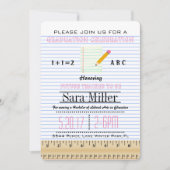 Uitnodiging tot Afstuderen notitieboek paper leraa (Voorkant)