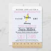 Uitnodiging tot Afstuderen notitieboek paper leraa (Voorkant)