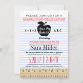 Uitnodiging tot Afstuderen notitieboek paper leraa (Voorkant)