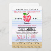 Uitnodiging tot Afstuderen notitieboek paper leraa (Voorkant / Achterkant)