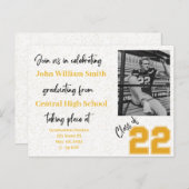 Uitnodiging tot afstuderen - Post Kaart (geen enve (Voorkant / Achterkant)