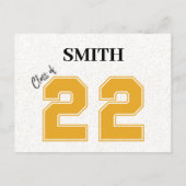 Uitnodiging tot afstuderen - Post Kaart (geen enve (Achterkant)