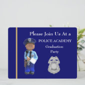 Uitnodiging tot Afstuderen van de Politieacademie  (Staand voorkant)