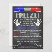 Uitnodiging tot Afstuderen van de Politieacademie (Voorkant)