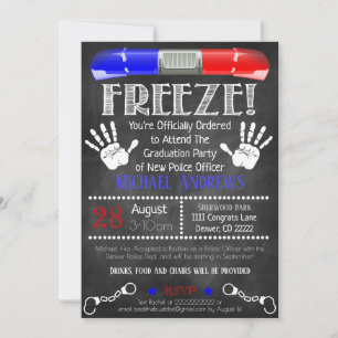 Uitnodiging tot Afstuderen van de Politieacademie