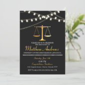 Uitnodiging tot Afstuderen van de rechtenschool (Staand voorkant)