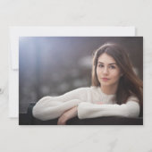 Uitnodiging tot Afstuderen van de rechtenschool (Achterkant)