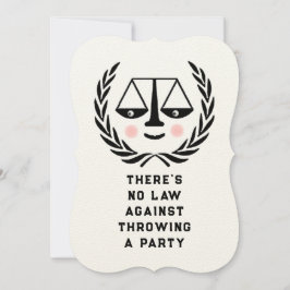 Uitnodiging tot Afstuderen van de rechtenschool