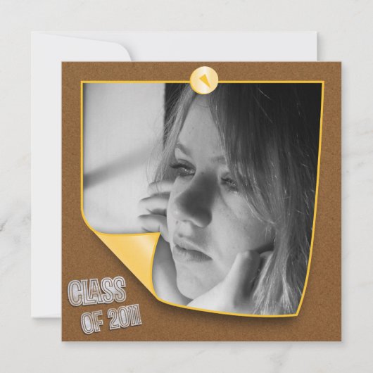 Uitnodiging tot Afstuderen van gepersonaliseerde S (Voorkant)