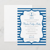 Uitnodiging tot Afstuderen van het atoomthema (Voorkant / Achterkant)