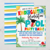 Uitnodiging tot Afstuderen van Kindergarten (Voorkant / Achterkant)