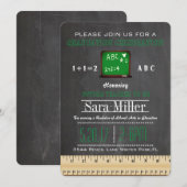 Uitnodiging tot Afstuderen van leerkrachten in Cha (Voorkant / Achterkant)