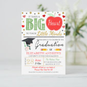 Uitnodiging tot Afstuderen van leraar (Staand voorkant)