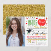 Uitnodiging tot Afstuderen van leraar (Voorkant / Achterkant)