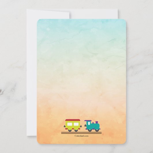 Uitnodiging tot Afstuderen van mannelijke pediatri (Achterkant)