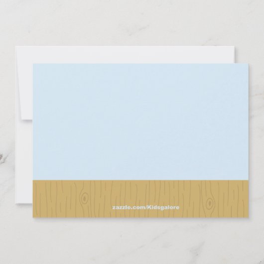 Uitnodiging tot Afstuderen van onze Big Boy (Achterkant)