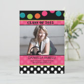 Uitnodiging tot Afstuderen van papierpartijverlich (Staand voorkant)