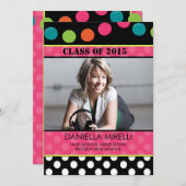 Uitnodiging tot Afstuderen van papierpartijverlich (Voorkant / Achterkant)