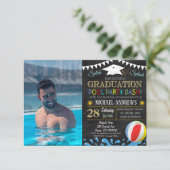 Uitnodiging tot Afstuderen van poolpartij (Staand voorkant)