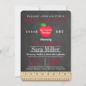 Uitnodiging tot Afstuderen van Ruler en Apple Teac (Voorkant)