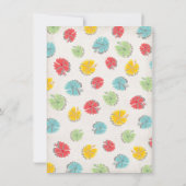 Uitnodiging tot Afstuderen van Tropical luau Hawii (Achterkant)