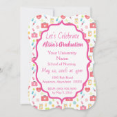 Uitnodiging tot Afstuderen van verpleegschool (Voorkant)