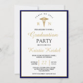 Uitnodiging tot Afstuderen van verpleegschool (Voorkant)