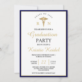 Uitnodiging tot Afstuderen van verpleegschool