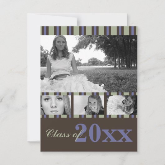 Uitnodiging tot Afstuderen van zoete herinneringen (Voorkant)