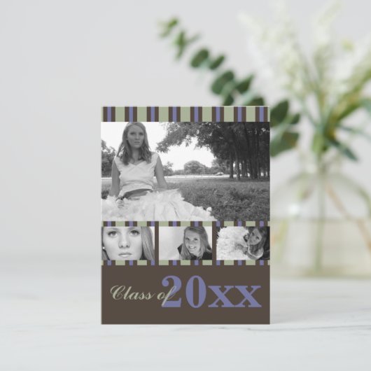 Uitnodiging tot Afstuderen van zoete herinneringen (Staand voorkant)