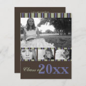 Uitnodiging tot Afstuderen van zoete herinneringen (Voorkant / Achterkant)