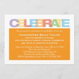 Uitnodiging tot Afstuderen vieren