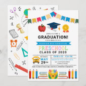 Uitnodiging tot Afstuderen voor de voorschoolse sc (Voorkant / Achterkant)