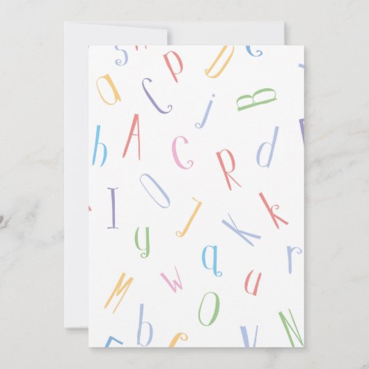 Uitnodiging tot Afstuderen voor de voorschoolse sc (Achterkant)