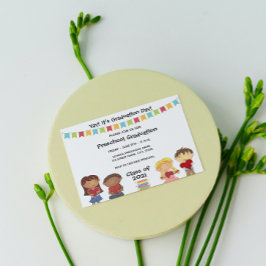 Uitnodiging tot Afstuderen voor de voorschoolse sc