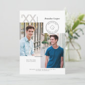 Uitnodiging tot Afstuderen voor hedendaagse Petten (Staand voorkant)