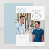 Uitnodiging tot Afstuderen voor hedendaagse Petten (Voorkant / Achterkant)