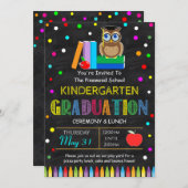 Uitnodiging tot Afstuderen voor jonge kinderen (Voorkant / Achterkant)