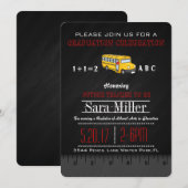 Uitnodiging tot Afstuderen voor leerkrachten (Voorkant / Achterkant)