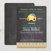 Uitnodiging tot Afstuderen voor leerkrachten in de (Voorkant / Achterkant)